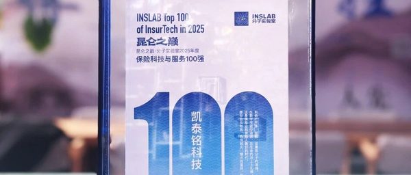 攀登昆仑，风控向新｜凯泰铭科技入选分子实验室2025年度“保险科技与服务100强”